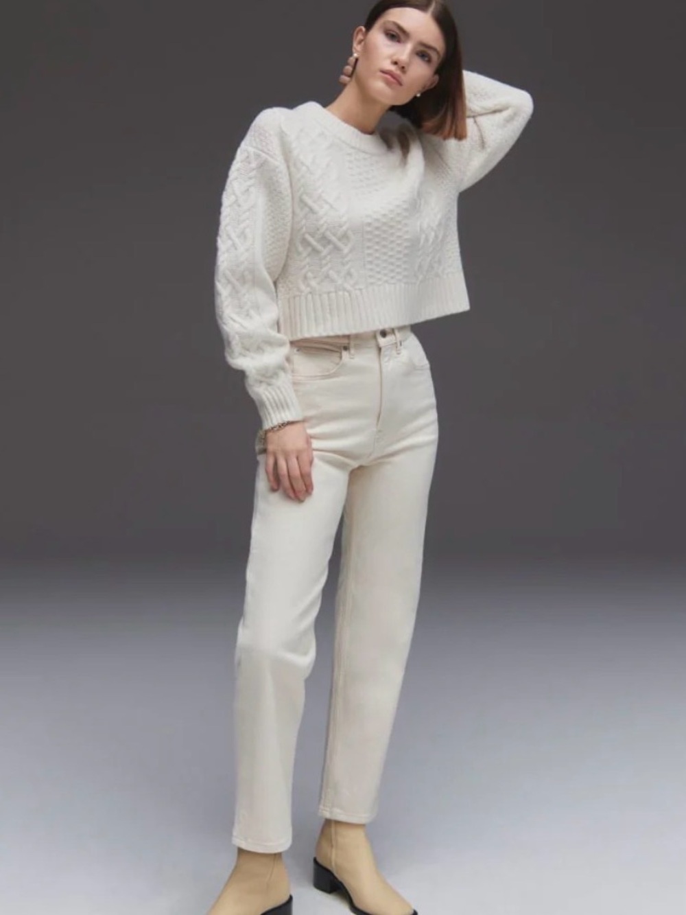Everlane Cheeky Jean - Ecru